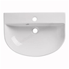 Tavistock Orbit 540mm Semi Recessed Basin; 1 Tap Hole - White