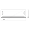 Twyford Omnifit 1524mm Wide Straight Bath Panel - White