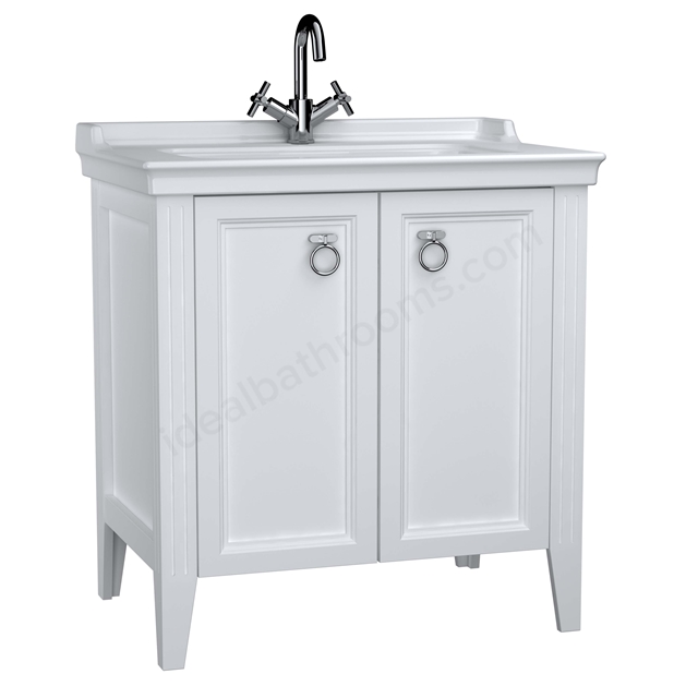 Vitra Valarte Washbasin Unit 65 Cm With Doors 1 Tap Hole