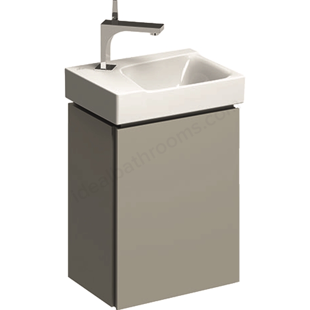 Geberit Xeno2 400mm washbasin unit grey