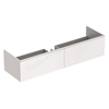 Geberit Xeno2 1400mm washbasin unit 2 drawer white