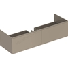 Geberit Xeno2 1400mm washbasin unit 2 drawer grey