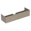 Geberit Xeno2 1600mm washbasin unit 2 drawer grey