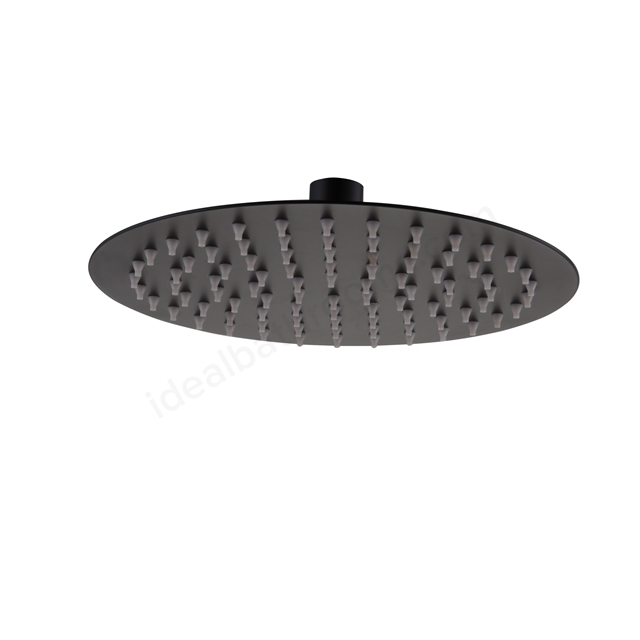 RAK Ceramics 250mm Ultra Slim Shower Head Round in Black