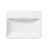 Tavistock Aerial 560mm Semi Recessed Basin; 1 Tap Hole - White