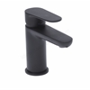 Tavistock Zero; Deck Mounted; 1 Tap Hole Basin Mixer with Click Waste - Matt Black