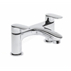 Tavistock Avid 2 Tap Hole Deck Mounted Bath Filler - Chrome