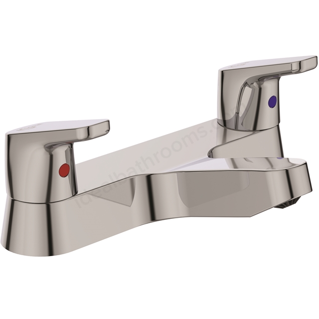 Ideal Standard Alpha Bath Filler 2 Tap Hole Dual Control - Chrome