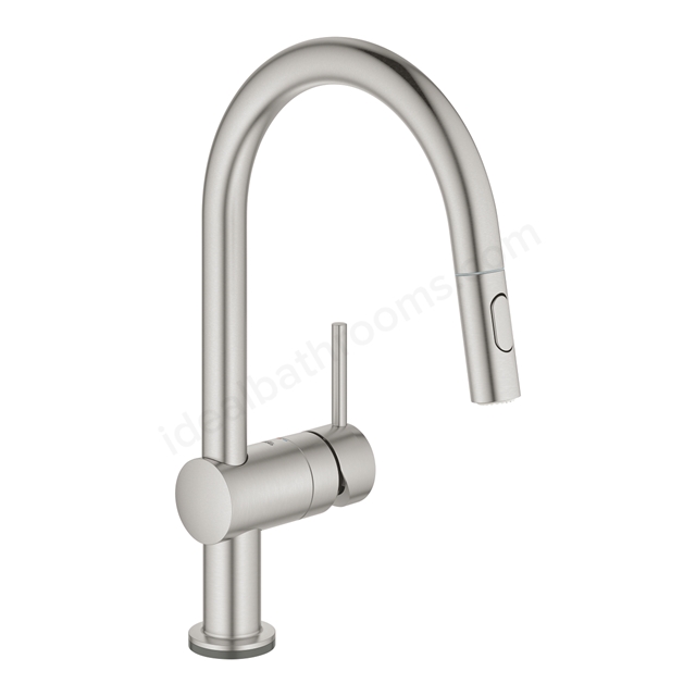 Grohe Minta Touch C-spout pull out spray