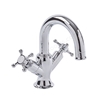 Tavistock Ashmore; Deck Mounted; 1 Tap Hole Basin Mixer with Click Waste - Chrome