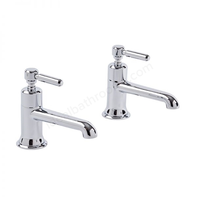 Tavistock Marston; Deck Mounted; 2 Tap Hole Basin Mixers (Pair) - Chrome