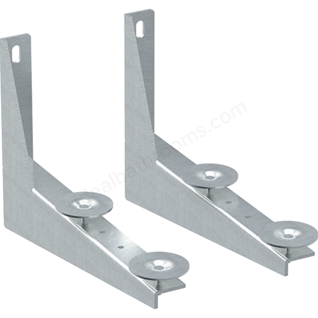 Geberit Set Of Mounting Brackets For Washing Trough; For Two Washbasin Taps (2 Pc.)