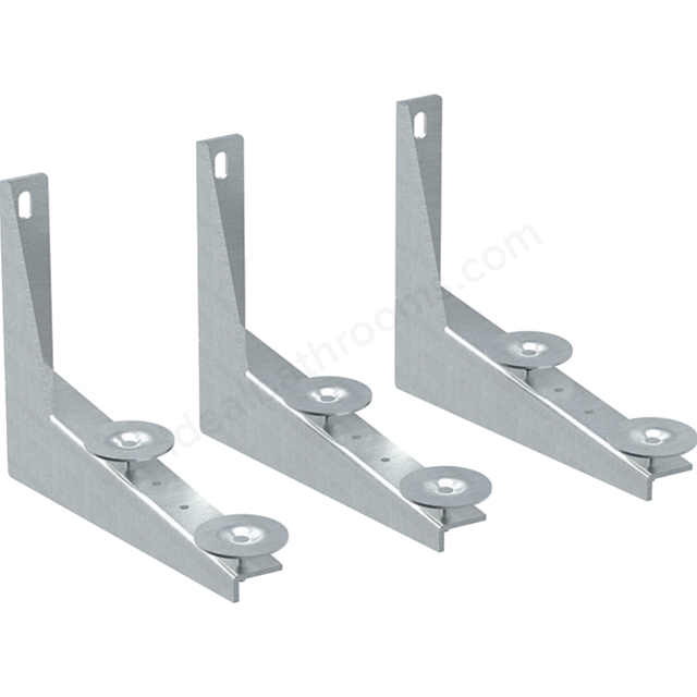 Geberit Set Of Mounting Brackets For Washing Trough; For Three Washbasin Taps (3 Pc.)