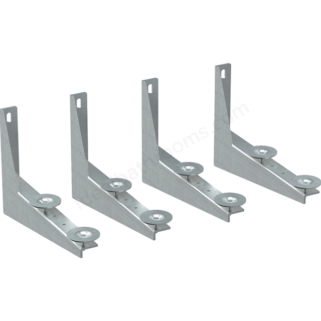 Geberit Set Of Mounting Brackets For Washing Trough; For Four Washbasin Taps (4 Pc.)