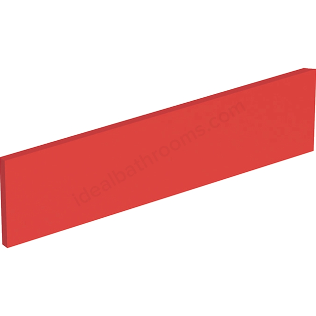 Geberit Bambini Side Panel; For Washing Trough; Lower Basin: Varicor Red No.227