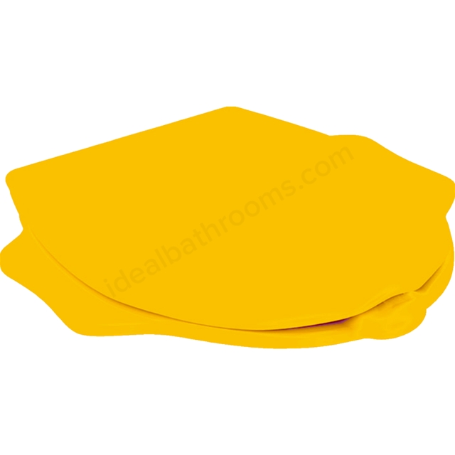 Geberit Bambini Soft Close Seat And Cover For Children; With Grips; Turtle Design;Bottom Fix Hinge;Yellow