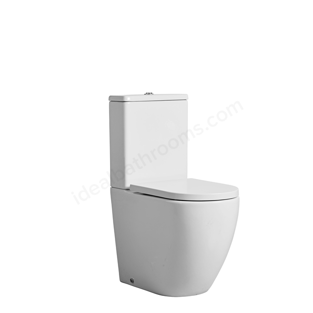 Tavistock Orbit 370mm Comfort Height Close Coupled Toilet Pan - White