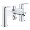 Grohe BauEdge Dual Lever Bath Shower Mixer - Chrome