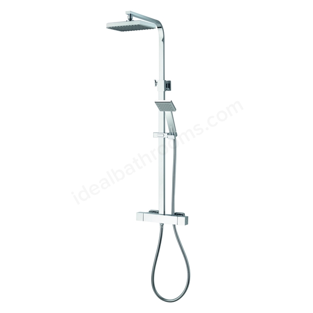 Aqualisa AQ Collection Cool touch square shower column (incl fixing kit) - HP