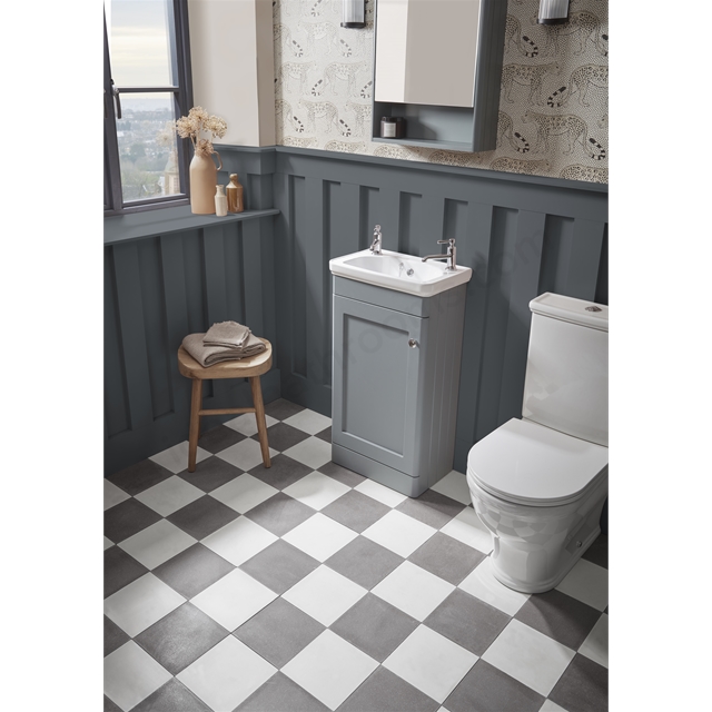 Tavistock Marston 450mm 2 Tap Hole Cloakroom Basin