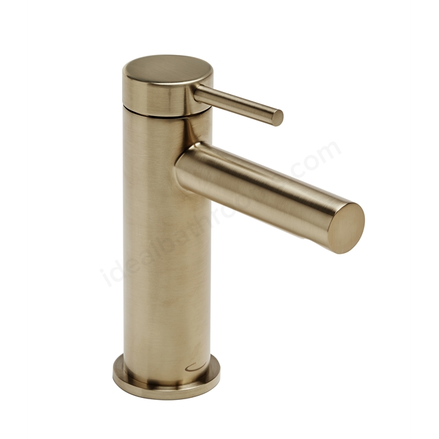 Tavistock Anthem; Deck Mounted; 1 Tap Hole Basin Mixer with Click Waste - Brass