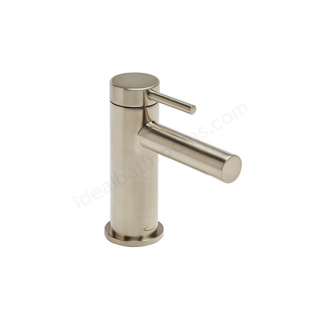 Tavistock Anthem Mini; Deck Mounted; 1 Tap Hole Basin Mixer with Click Waste - Brass