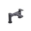 Tavistock Savour 2 Tap Hole Deck Mounted Bath Filler - Black 