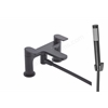 Tavistock Savour 2 Tap Hole Deck Mounted Bath Shower Mixer - Black