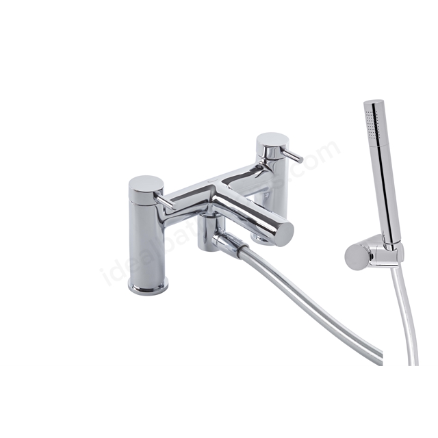 Tavistock Anthem 2 Tap Hole Deck Mounted Bath Shower Mixer - Chrome