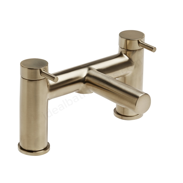 Tavistock Anthem 2 Tap Hole Deck Mounted Bath Filler - Brass