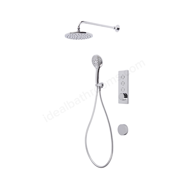 Tavistook Axiom Triple Function Push Button Concealed Shower System 