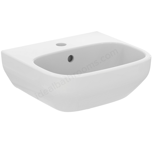 Ideal Standard i.life A Handrinse Basin; 1 Taphole; 40cm; White