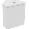 Ideal Standard i.life S Close Coupled Corner Cistern; Dual Flush Valve with Bottom Supply and Internal Overflow; White