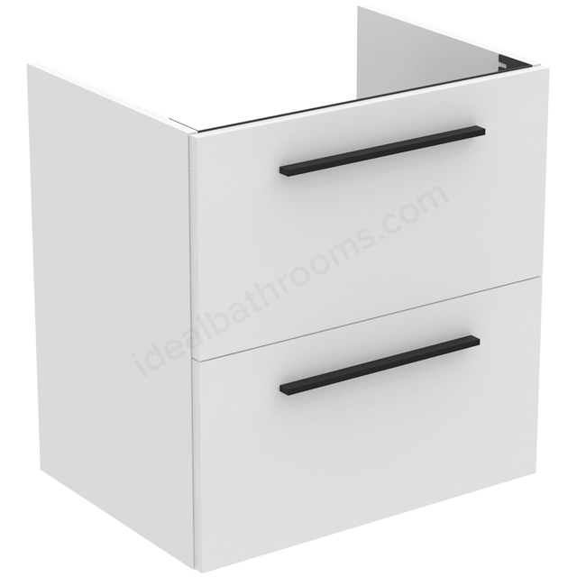 Ideal Standard i.life A Wall Hung Vanity Unit; 2 Drawers; 60cm; Matt White