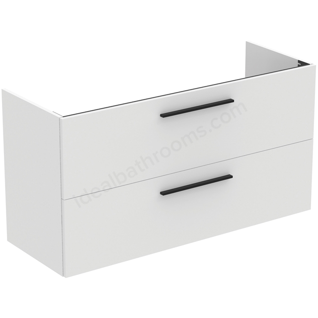 Ideal Standard i.life A Wall Hung Vanity Unit; 2 Drawers; 120cm; Matt White