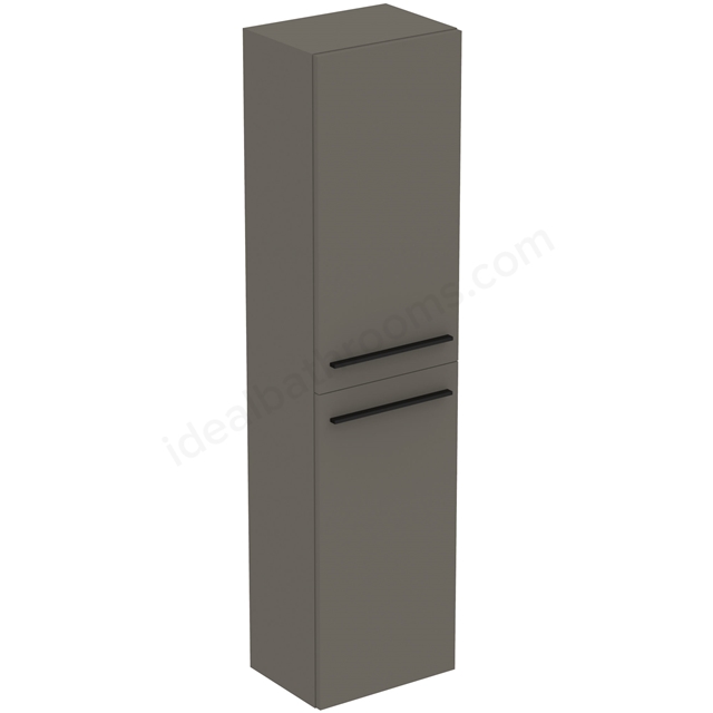 Ideal Standard i.life A Tall Column Unit; 2 Doors; Matt Quartz Grey