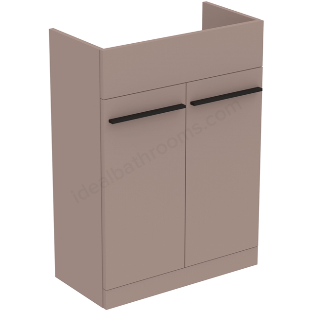 Ideal Standard i.life A Semi-Countertop Basin Unit; 2 Doors; 60cm; Matt Griege