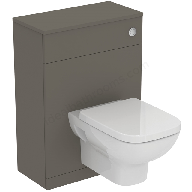 Ideal Standard i.life A WC Unit with Adjustable Cistern; 60cm; Matt Quartz Grey