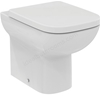 Ideal Standard i.life A Back-to-Wall WC Bowl with Horizontal Outlet and Rimless Technology; White