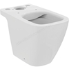 Ideal Standard i.life S Compact Close Coupled WC Bowl with Horizontal Outlet and Rimless Technology; White