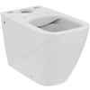 Ideal Standard i.life S Compact Close Coupled Back-to-Wall WC Bowl with Horizontal Outlet and Rimless Technology; White