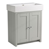 Tavistock Lansdown 700mm Freestanding Vanity Unit; 2 Doors - Pebble Grey