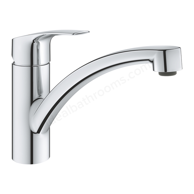 Grohe Eurosmart Single Lever Deck Mounted 1 Tap Hole Kitchen Mixer - Chrome