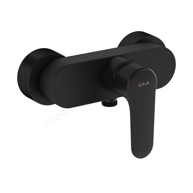 VitrA Root Round Shower Mixer - Matt Black