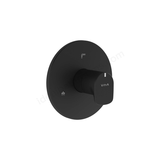 VitrA Root Round Built-In 3 Way Diverter - Matt Black 