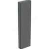 Geberit iCon 1 Door Tall Cabinet 450mm Internal Mirror  Small Projection/ Lava/Matt