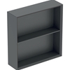 Geberit iCon Square Shelf Unit 450mm   Lava/Matt