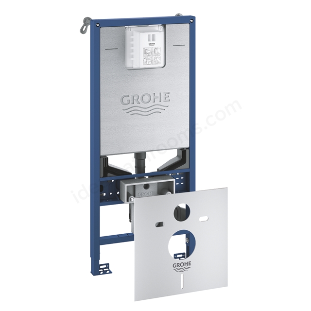 Grohe RAPID-SLX 3-in-1 Toilet Frame; 6L Cistern; 1130mm x 500mm Installation Frame - Blue/White