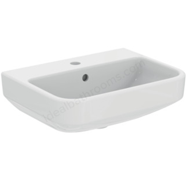 Ideal Standard I.Life S 500mm Compact One Tap Hole Washbasin - White