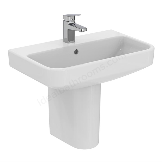 Ideal Standard I.Life S 600mm Compact One Tap Hole Washbasin - White